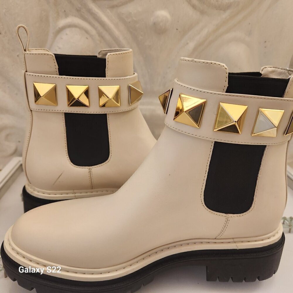 Michael Kors Womens Stark Leather Chelsea Ankle Boots. NWT. Size 5 - Picture 5 of 13
